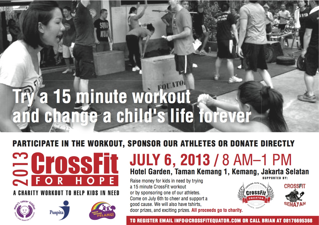 Donasi CrossFit For Hope