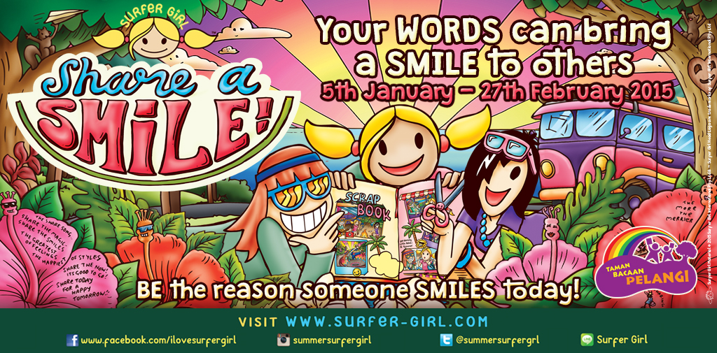 Kampanye “Share a Smile” bersama Surfer Girl