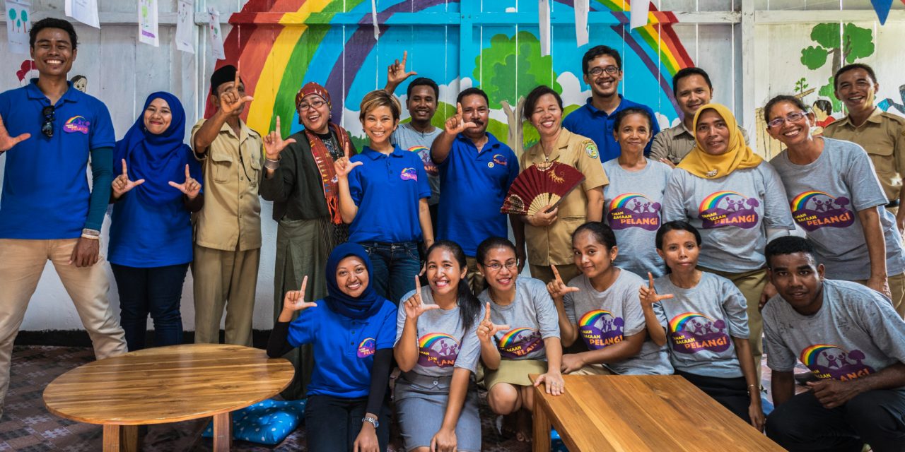 Perpustakaan TBP Ke-46 di SD Inpres  Munting Kajang, Komodo, Manggarai Barat, NTT