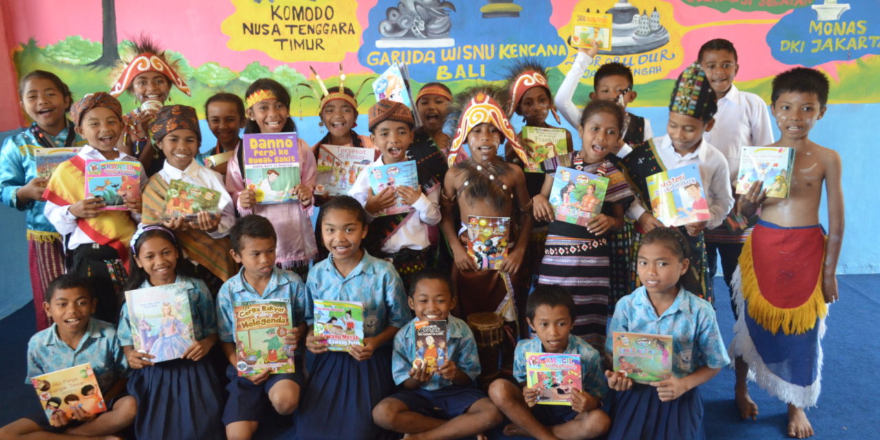 Peresmian Perpustakaan TB Pelangi ke-58 di SDN Rangga Watu, Flores, NTT