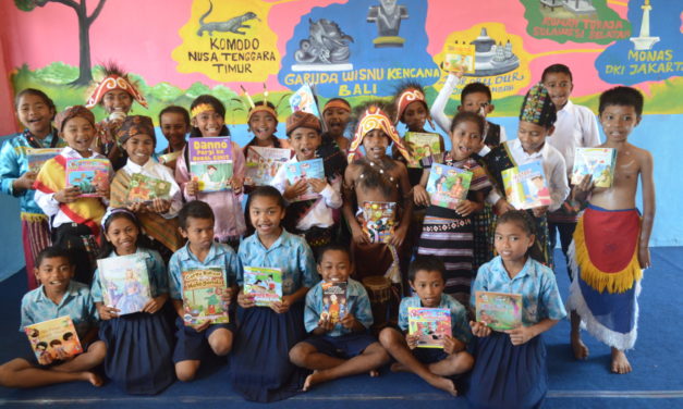 Peresmian Perpustakaan TB Pelangi ke-58 di SDN Rangga Watu, Flores, NTT