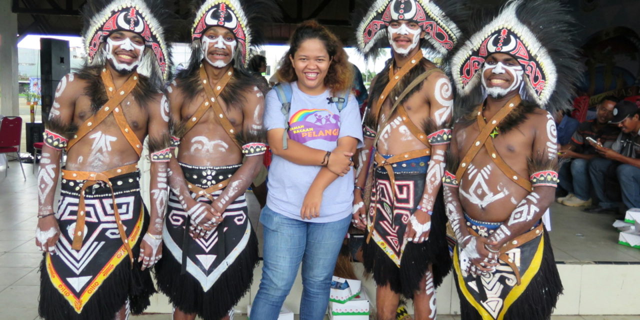 Rainbow Reading Gardens Landed in Sorong, West Papua