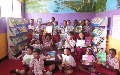 Peresmian Perpustakaan #TBPelangi ke-61 di SD Inpres 18 Kab. Sorong, Papua Barat