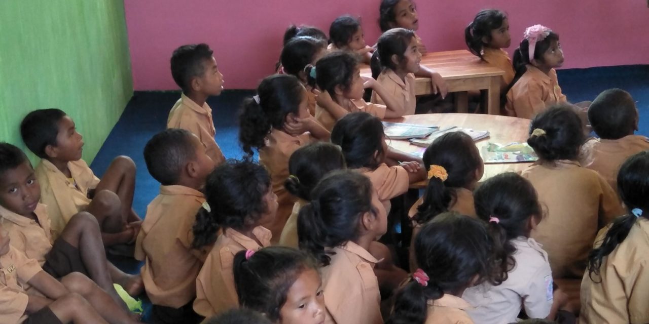 The spirit of learning of children in West Manggarai