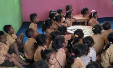 The spirit of learning of children in West Manggarai