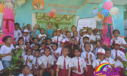 BOOK FRENZY MORNING: INAUGURATION OF THE 73RD #TBPELANGI LIBRARY AT SDI WATUJARA, EAST ENDE, KAB. ENDE