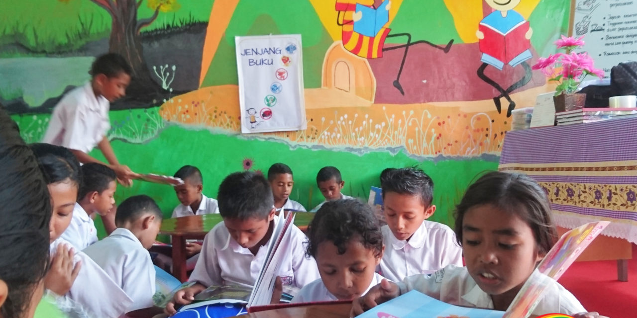 RADIANT READING ROOM: INAUGURATION OF THE 75TH #TBPELANGI LIBRARY AT SDI WOLOWONA 2, EAST ENDE, KAB. ENDE