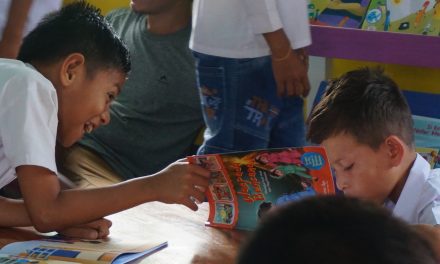 Peresmian Perpustakaan Taman Bacaan Pelangi ke-96 di SDK Kekandere 1, Ende, NTT