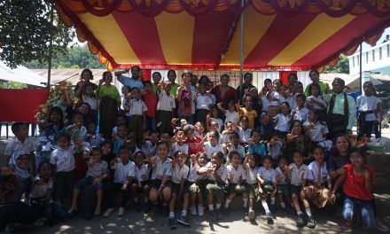 Peresmian Perpustakaan Taman Bacaan Pelangi ke-100 di SD Katholik Nangapanda 1, Ende, Flores, NTT