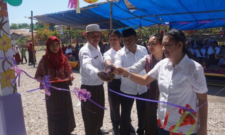 Peresmian Perpustakaan Taman Bacaan Pelangi ke-98 di SD Inpres Metinumba 2, Pulau Ende, Ende, Flores, NTT