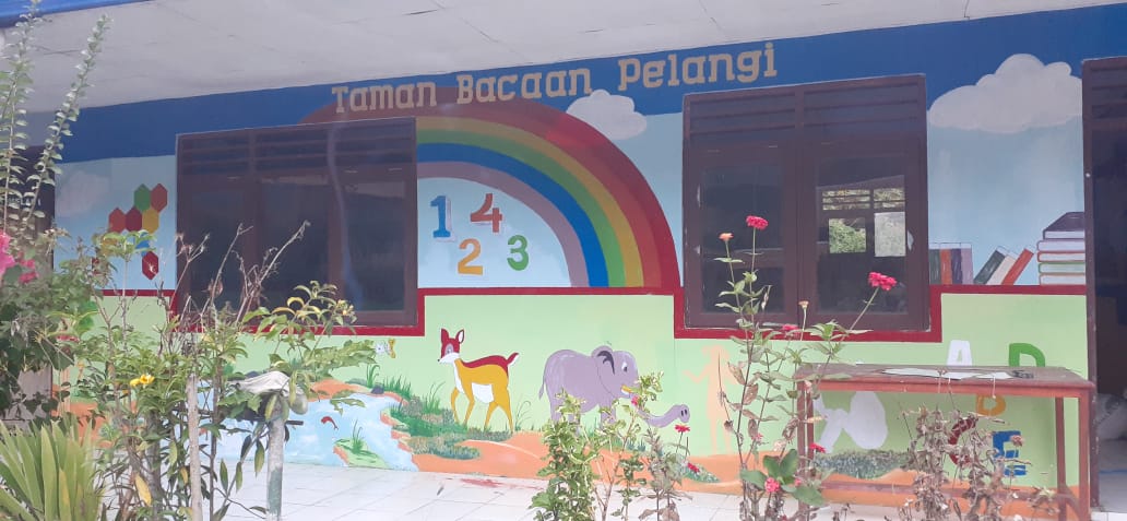 The progress of child -friendly library renovation at 10 new schools in Ende