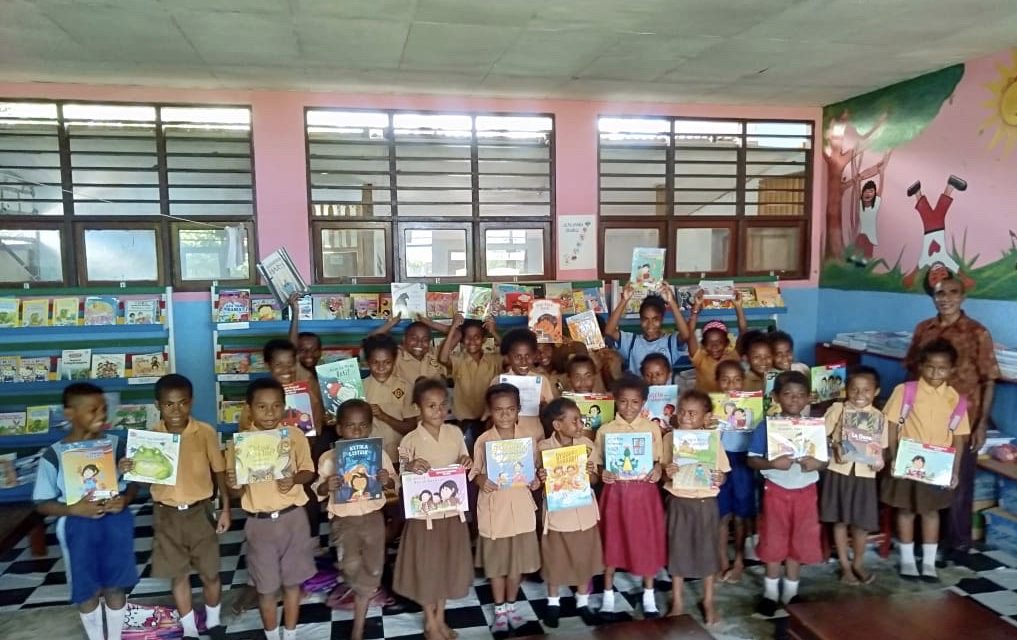 New Book Collection for Our Library at SD YPK Kanda, Papua