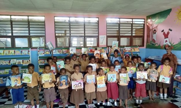 New Book Collection for Our Library at SD YPK Kanda, Papua