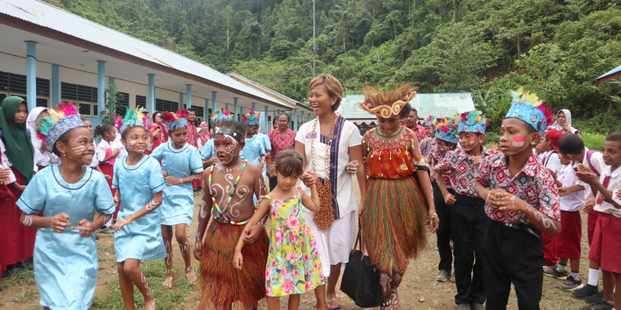 PELANGI DI RAJA AMPAT: PERPUSTAKAAN TBP KE-131 DI SDN 29 PERUM. 100, WAISAI