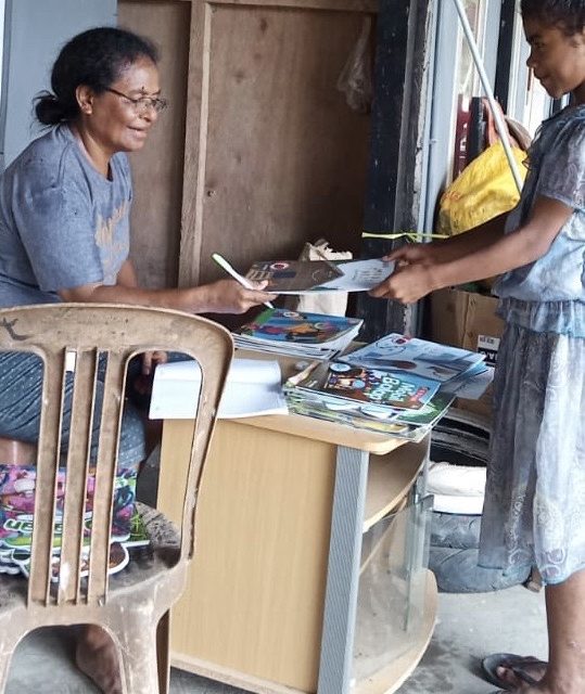 Noken Irene, Upaya Mencerdaskan Anak –Anak Raja Ampat