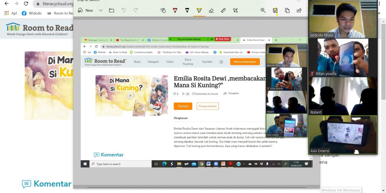 Pelatihan daring literacy cloud untuk sekolah mitra tbp di Manggarai barat
