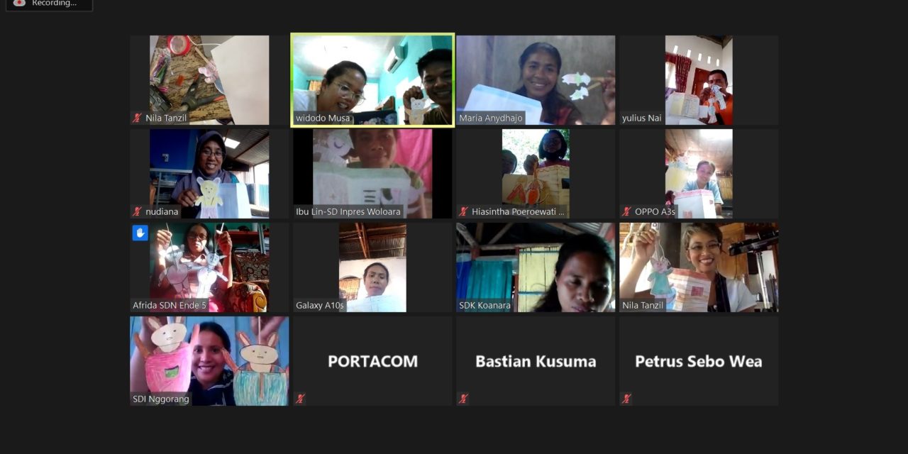 Pelatihan Daring Teater Boneka Bersama Mbak Nila Tanzil