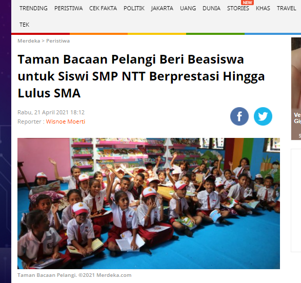 BEASISWA UNTUK ANAK PEREMPUAN SUDAH MULAI DISALURKAN