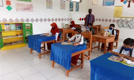 Sudut Baca SD UPT Amohola SP2,  Upaya Meningkatkan Minat Baca Anak-anak Transmigran