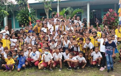 Peresmian Perpustakan Ramah Anak Taman Bacaan Pelangi ke – 141 di SDK Bokogo, Kab. Nagekeo