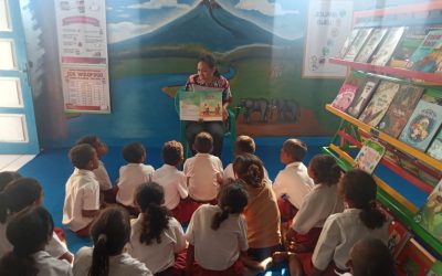 5 Bulan Berjalan, Pengelolaan Perpustakaan SDK Wolopogo Meningkat Pesat