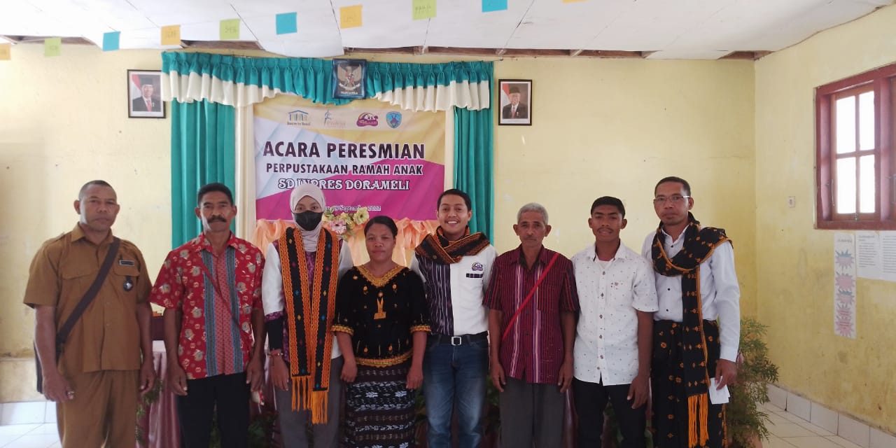 SDI Dorameli Menjadi Pembuka Peresmian Perpustakaan Ramah Anak Fase II, Kab. Nagekeo.