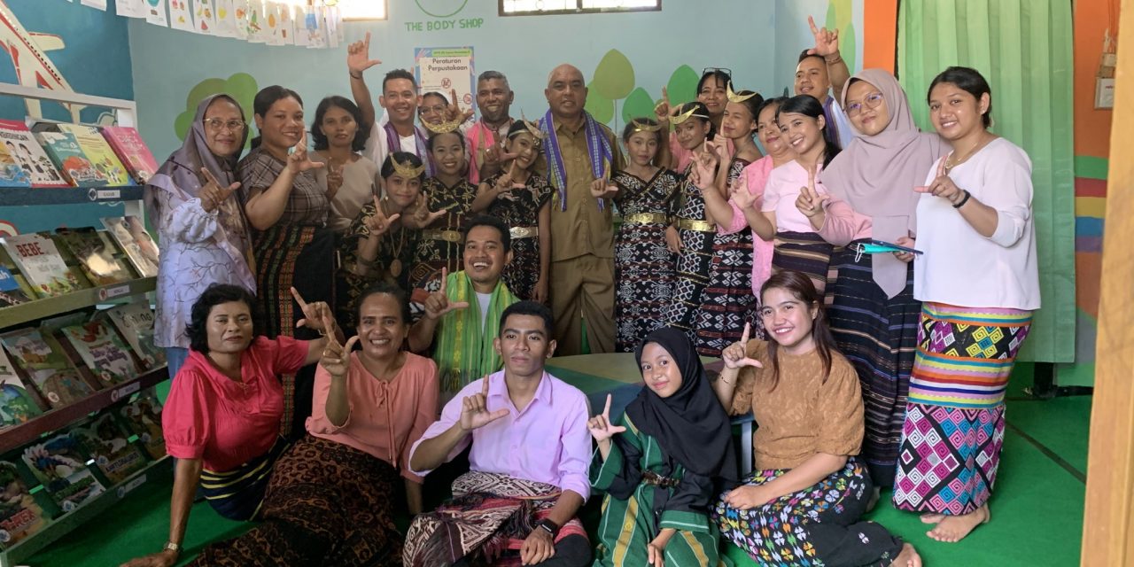 TBP MERESMIKAN GREEN LIBRARY, PERPUSTAKAAN RAMAH ANAK DENGAN KONSEP HIJAU PERTAMA DI KUPANG, NTT