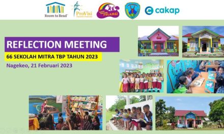 Pertemuan Refleksi, 66 sekolah Mitra Taman Bacaan Pelangi di Kabupaten Nagekeo Saling Berbagi Cerita Baik