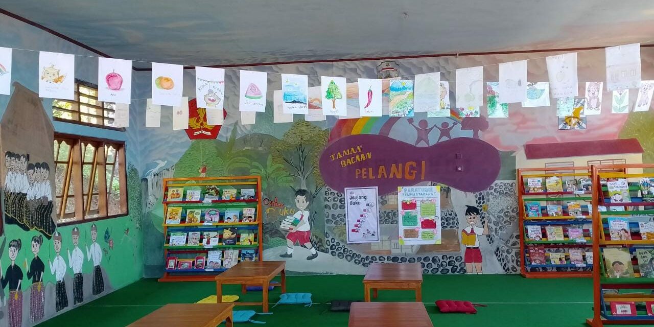 Kado Istimewa untuk HUT ke – 60 SDK Majamere, Perpustakaan Ramah Anak hadir di sekolah