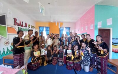 Perpustakaan Ramah Anak ke – 226 TBP hadir di kaki Gunung Ebulobo, harapan baru literasi di SDK Kelewae