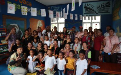 Kolaborasi Gemilang, Merintis Perpustakaan Ramah Anak di SDN Uluwagha