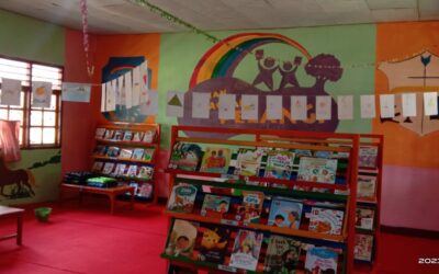 SDK Kota Parents Work Together to Repair the Leaked Library’s Roof