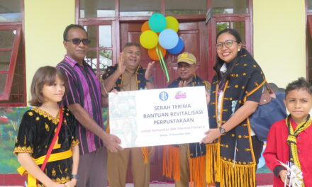 Collaboration Between Bank Indonesia and Taman Bacaan Pelangi to Revitalize 5 Libraries in Nagekeo, NTT