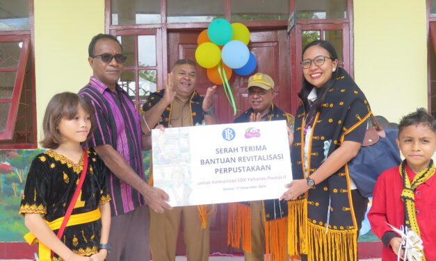 Kerja Sama Bank Indonesia dan Taman Bacaan Pelangi Revitalisasi 5 Perpustakaan di Nagekeo, NTT